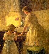Francis Day The Piano Lesson oil painting reproduction